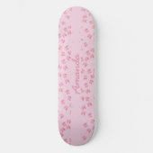 Lollipop Pink Skateboard für sie (Vorderseite)