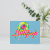 Lollipop Postkarte (Stehend Vorderseite)