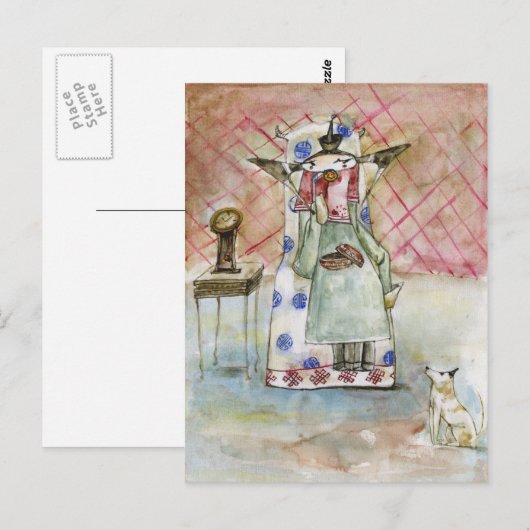 Lollipop Postkarte (Vorne/Hinten)