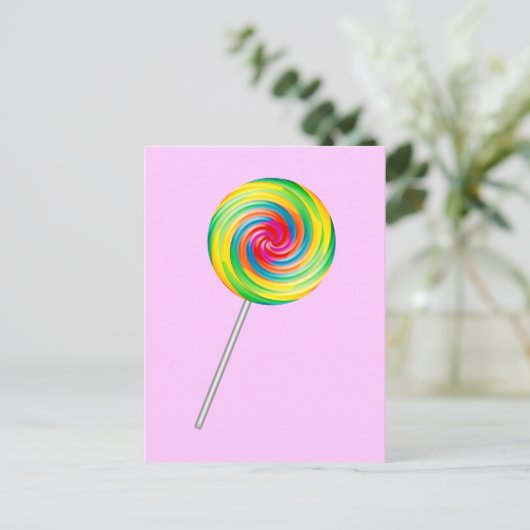 Lollipop Postkarte (Stehend Vorderseite)