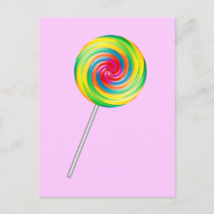 Lollipop Postkarte
