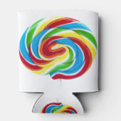 Lollipop Rainbow Swirl Dosenkühler (Rückseite)