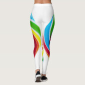 Lollipop Rainbow Swirl Leggings (Rückseite)