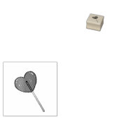 Lollipop Rubber Briefmarke Gummistempel (Stempel)