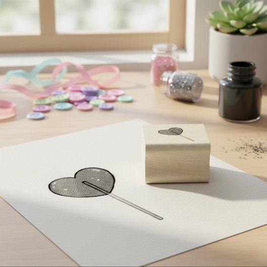 Lollipop Rubber Briefmarke Gummistempel