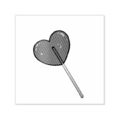 Lollipop Selbstfarbige Briefmarke Permastempel (Design)