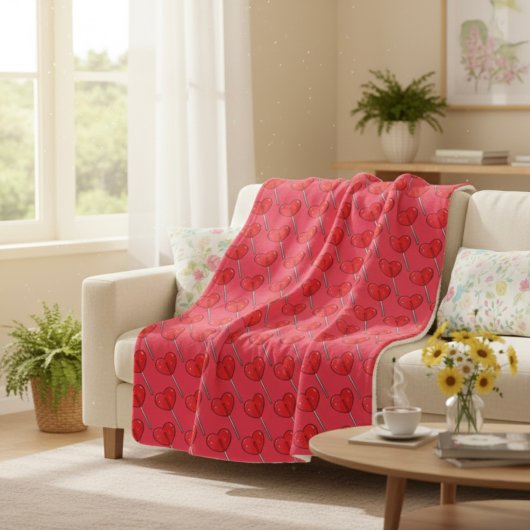 Lollipop Sherpa Blanket Sherpadecke