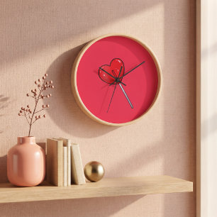Lollipop Square Wall Clock Uhr