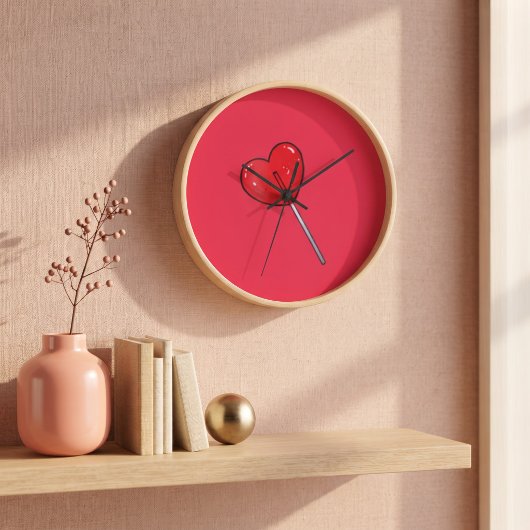 Lollipop Square Wall Clock Uhr