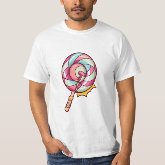 lollipop sticker T-Shirt (Vorderseite)