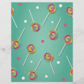 Lollipop Style Candy Catering Business Flyer (Hinten)