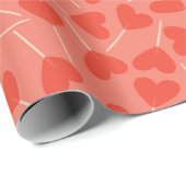 Lollipop Suckers Pink Red Orange Geschenkpapier (Rolleneckpunkt)