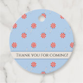 Lollipop Sweet Candy Blue Kids Geschenkanhänger (Vorderseite)