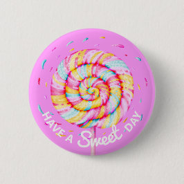 Lollipop Sweet Candy Illustration Haben Sie einen Button