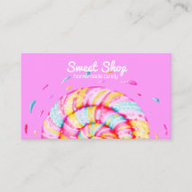 Lollipop Sweet Candy Illustration Homemade Pink