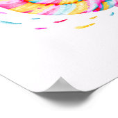 Lollipop Sweet Candy Illustration Poster (Ecke)