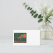 LOLLIPOP T-REX VISITENKARTE (Stehend Vorderseite)