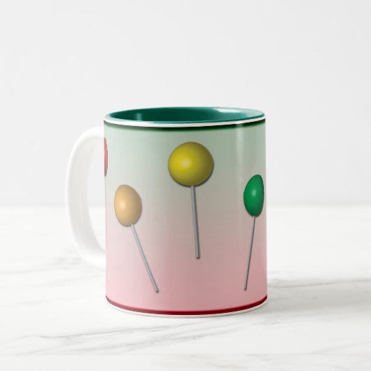Lollipop-Tasse Zweifarbige Tasse (Vorderseite Links)