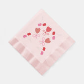 Lollipops and Cherries Serviette (Ecke)