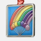 Lollipops and Rainbows Ornament Aus Metall (Links)