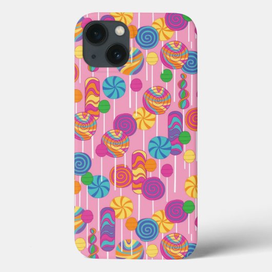 Lollipops Candy Pattern Case-Mate iPhone Hülle (Rückseite)