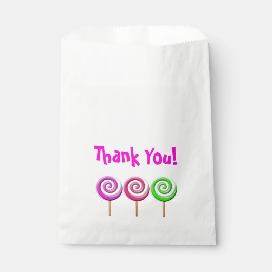 Lollipops-Fvor-Tasche Geschenktütchen (Vorderseite)