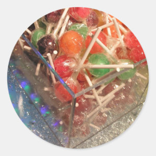 Lollipops Runder Aufkleber