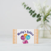 Lollipops saugt Bonbons Visitenkarte (Stehend Vorderseite)