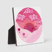 Lollipops und hübsche Wolken Fotoplatte (Vorderseite)