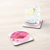 Lollipops und hübsche Wolken Getränkeuntersetzer (Rechte Seite)