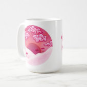 Lollipops und hübsche Wolken Kaffeetasse (Vorderseite Links)