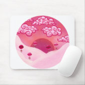 Lollipops und hübsche Wolkendarstellung Mousepad (Mit Mouse)