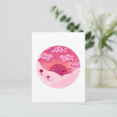 Lollipops und hübsche Wolkendarstellung Postkarte (Stehend Vorderseite)