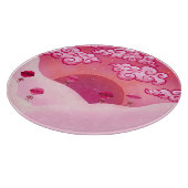 Lollipops und hübsche Wolkendarstellung Schneidebrett (Ecke)