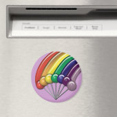 Lollipops und Rainbows Anpassbare Magnete Magnet (In Situ (Geschirrspüler))