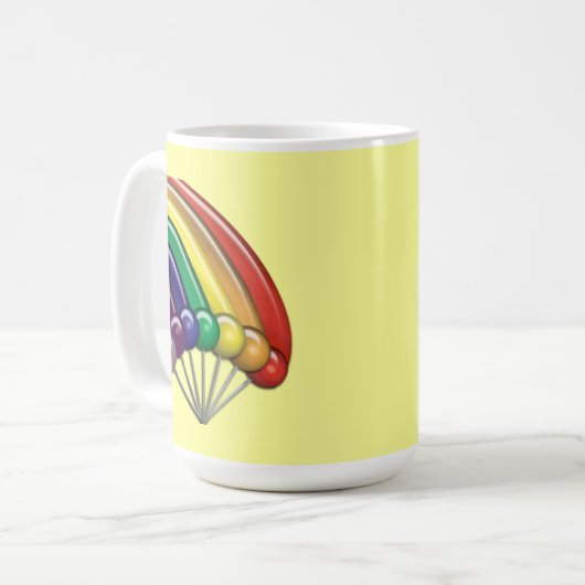 Lollipops und Rainbows Anpassbare Tasse (Vorderseite Links)