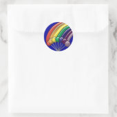 Lollipops und Regenbows Anpassbare Stickers (Tasche)