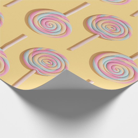 Lollipops Wrapping Paper Geschenkpapier (Ecke)