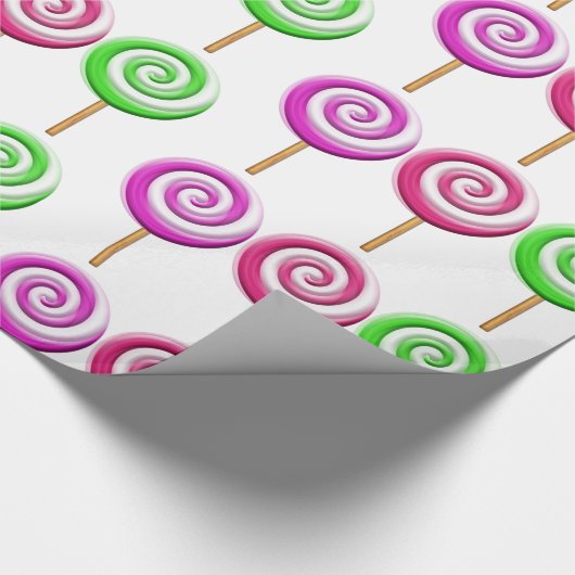 Lollipops-Wrapping Paper Geschenkpapier (Ecke)