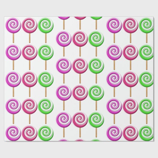 Lollipops-Wrapping Paper Geschenkpapier (Flach)