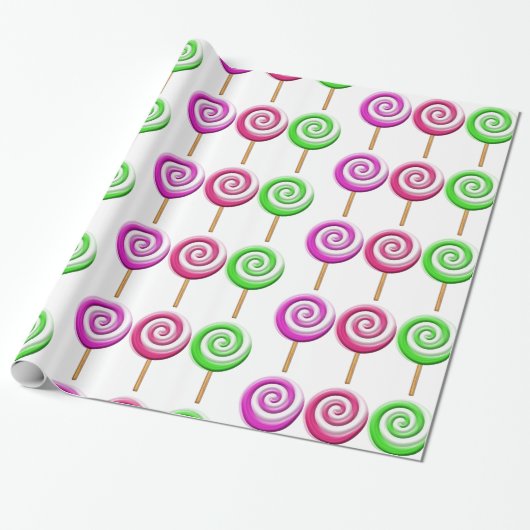 Lollipops-Wrapping Paper Geschenkpapier (Ungerollt)