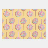 Lollipops Wrapping Paper Geschenkpapier Set (Vorderseite 3)