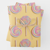 Lollipops Wrapping Paper Geschenkpapier Set (Beispiel)
