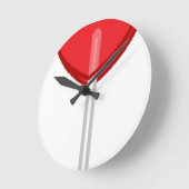 Lollis Runde Wanduhr (Winkel)