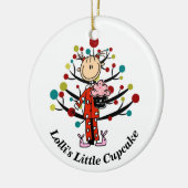 Lollis wenig Kuchen-Verzierung Keramikornament (Links)