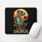 Lollisaurus Dino Dinosaur Lolli-saurus T-rex Funny Mousepad (Mit Mouse)