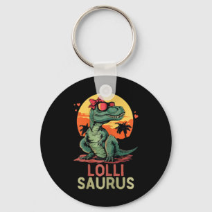 Lollisaurus Dino Dinosaur Lolli-saurus T-rex Funny Schlüsselanhänger
