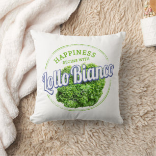 Lollo Bianco Salad Vintag Lollo Bionda Vegan Kissen