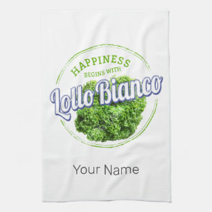 Lollo Bianco Salat Vintage Lollo Bionda Vegan Geschirrtuch