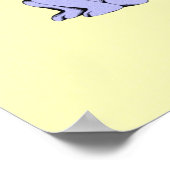 Lolly Cat Laughing Poster (Ecke)